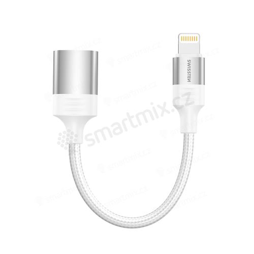 Přepojka / adaptér SWISSTEN Lightning na USB-A - bílá