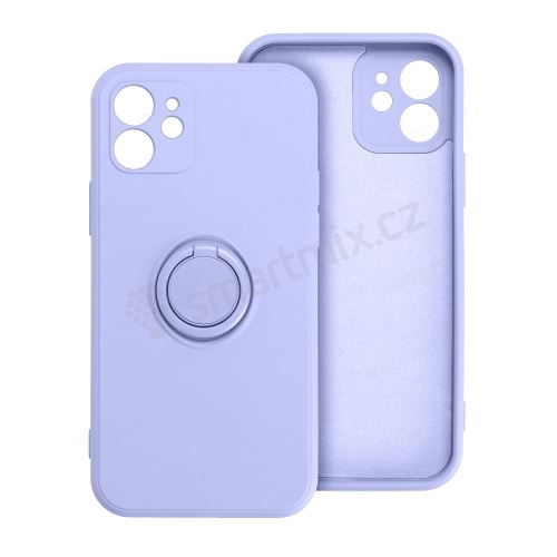Pouzdro SILICONE RING pro IPHONE 16 Pro violet