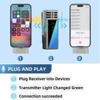Mikrofon pro Apple iPhone - sada 2 kusů - Lightning - nabíjecí pouzdro - USB-C nabíjení (9)