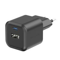 12W EU adaptér / nabíječka SWISSTEN Smart IC - mini provedení - USB-C + USB-A (1)