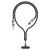 Kabel / šňůrka 4v1 DUDAO L20MAX 4v1 USB-A / USB-C / Lightning PD QC 65W 1,5m - černý
