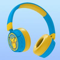 Bezdrátová Bluetooth sluchátka Pokémon Pikachu - USB-C - žlutá / modrá (7)
