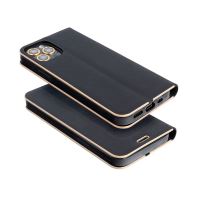 LUNA Book Gold pro SAMSUNG A12 / M12 černá (6)
