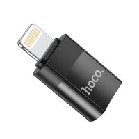 Přepojka / adaptér HOCO - USB-C samice na Lightning samec - kovová - šedá Přepojka / adaptér HOCO - USB-C samice na Lightning samec - kovová - šedá