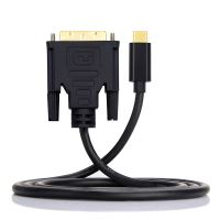 Video kabel USB-C / DVI 1080P - 1,8m - černý (2)