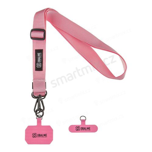 Popruh OBAL:ME Ribbon pro Apple iPhone - růžový
