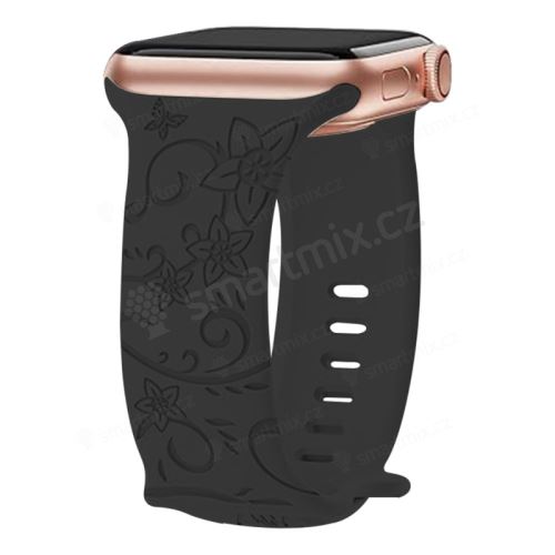 Řemínek pro Apple Watch 41mm / 40mm / 38mm - silikonový - slunečnice