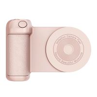Rukojeť pro fotografování / dálková spoušť pro Apple iPhone - Bluetooth - podpora MagSafe - růžová