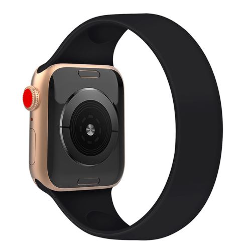 Řemínek pro Apple Watch 40mm Series 4 / 5 / 6 / SE / 38mm 1 / 2 / 3 - bez spony - silikonový - velikost S