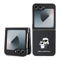 Karl Lagerfeld PU Saffiano Karl and Choupette Zadní Kryt pro Samsung Galaxy Z Flip 6 Black Karl Lagerfeld PU Saffiano Karl and Choupette Zadní Kryt pro Samsung Galaxy Z Flip 6 Black