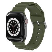 Řemínek pro Apple Watch 42mm / 41mm / 40mm / 38mm - silikonový - pletený (32)
