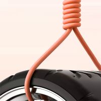 Synchronizační a nabíjecí kabel DUDAO USB-A / Lightning - 180° otočný - 1m - oranžový (6)