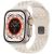 Řemínek pro Apple Watch 46mm / 49mm / 45mm / 44mm - silikonový - pletený - hvězdně béžový