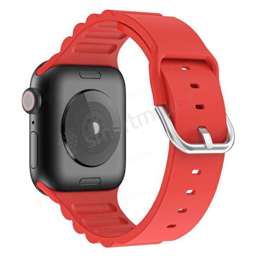 Řemínek pro Apple Watch 41mm / 40mm / 38mm - s pruhy - silikonový