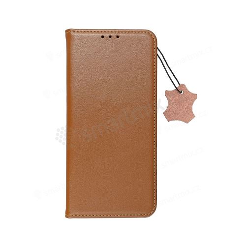 SMART PRO Book kožené pouzdro pro SAMSUNG S26 Edge hnědé