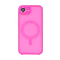 Kryt pro Apple iPhone 16e / 17e - podp. MagSafe - silikonový - růžový