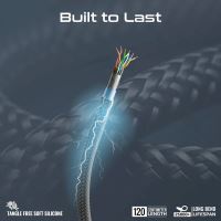 Synchronizační a nabíjecí kabel PROMATE 5v1 - USB-A / USB-C na USB-C / Lightning / MicroB - 1,2m - černý (7)