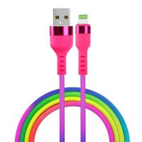 Nabíjecí kabel SETTY Rainbow pro Apple iPhone / iPad - USB-A / Lightning - duhový - 1,2m Nabíjecí kabel SETTY Rainbow pro Apple iPhone / iPad - USB-A / Lightning - duhový - 1,2m